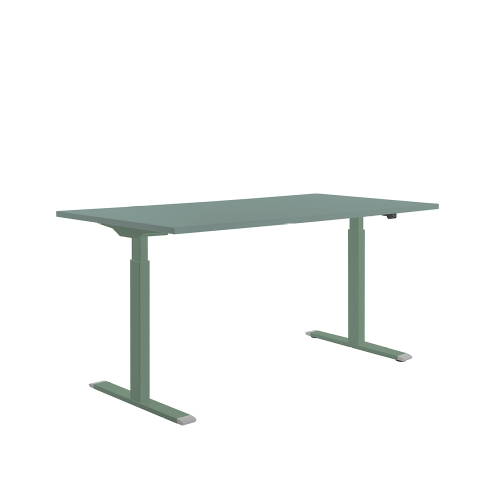160 x 80 cm Schreibtisch Topstar Color Ergo E-Table mintgrün, höhenverstellbar