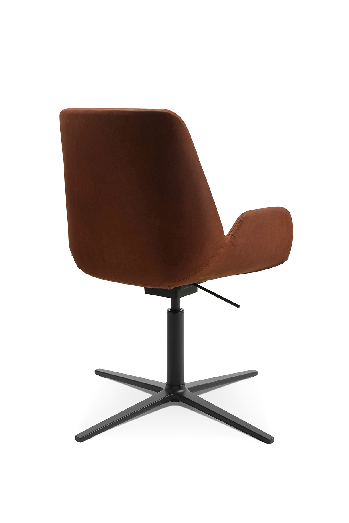 Loungesessel Wagner W-Cube 7 cognac vintage Echtleder