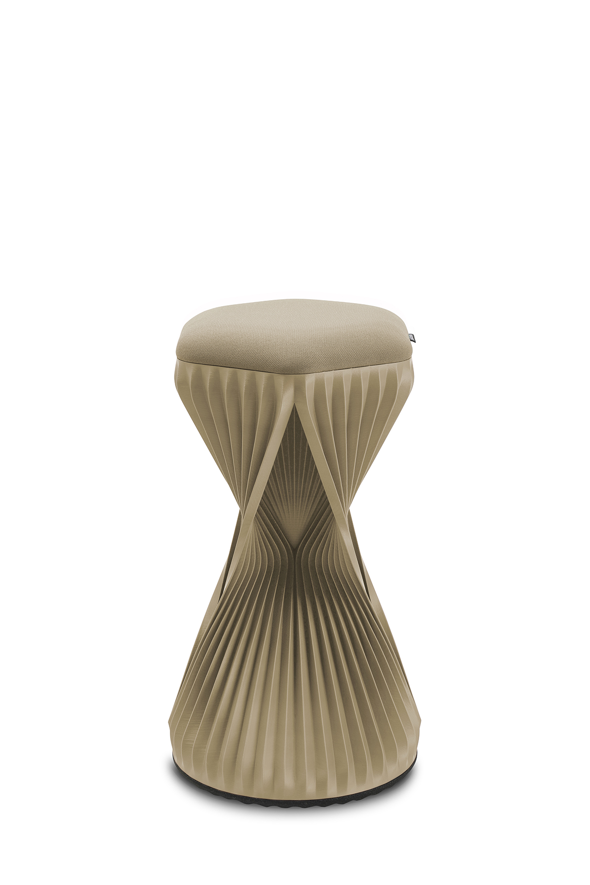 Designhocker W³D #wagnerdesignlab stoff humus/braun 600mm