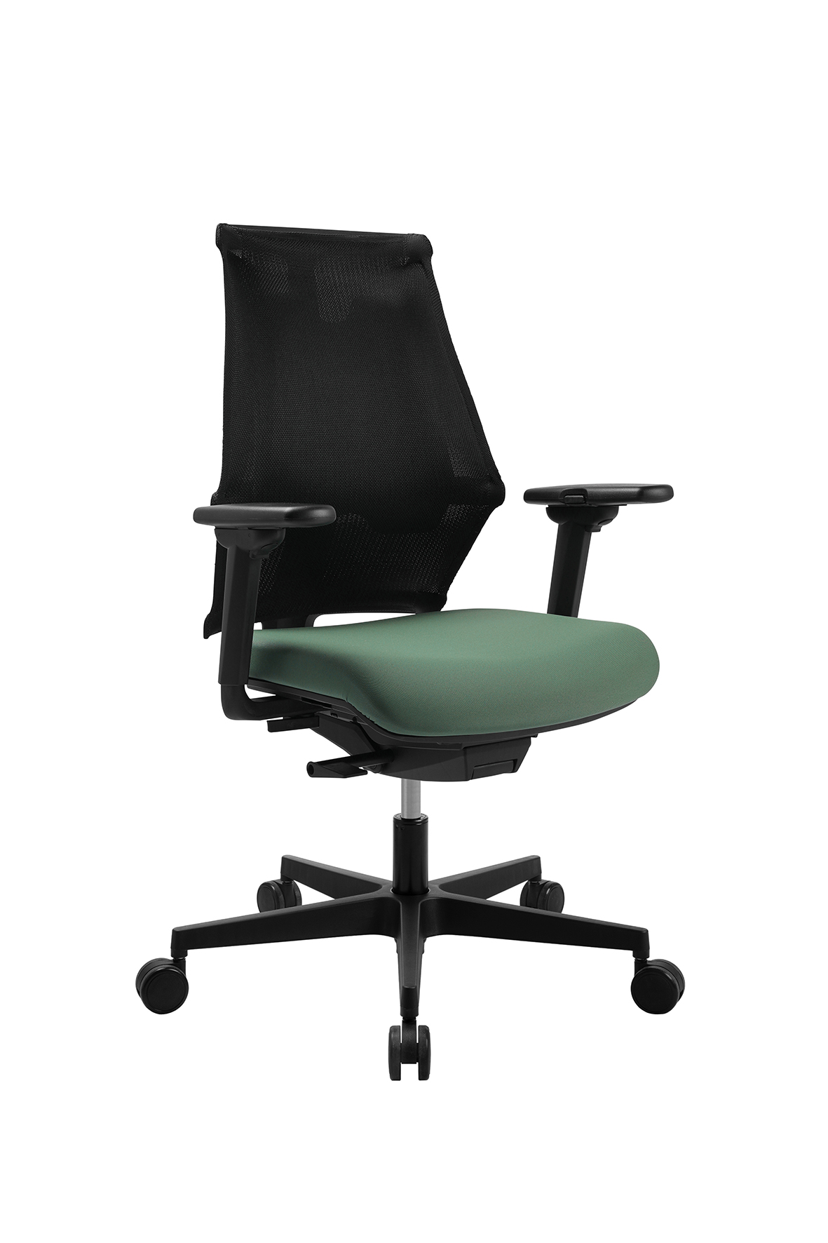 Bürostuhl Topstar Sitness X Back, grün-schwarz, Fußkreuz schwarz