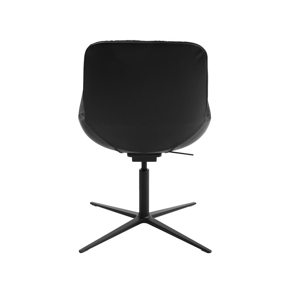 Loungesessel Wagner W-Club low Legere Leder schwarz