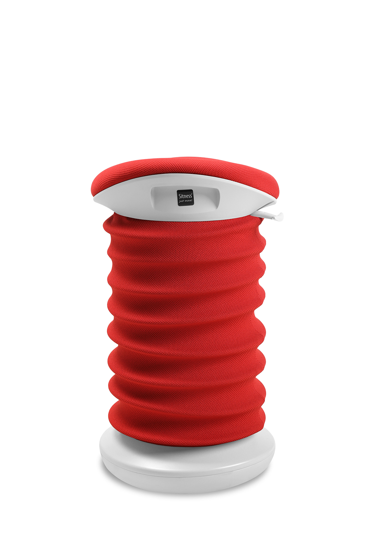 Lifestyle-Hocker Topstar Sitness 4D rot-weiß