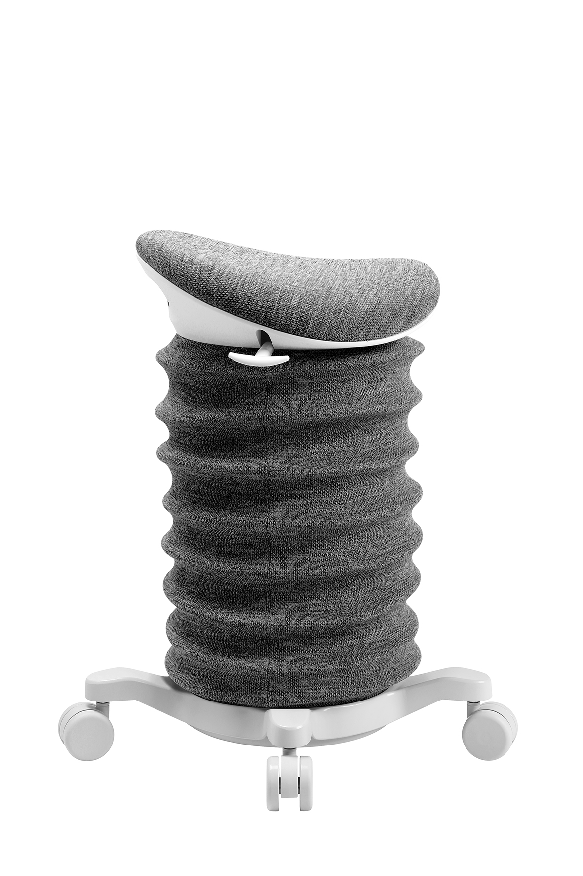 Lifestyle-Hocker Topstar Sitness 4D (mit Rollen) schwarz-weiss
