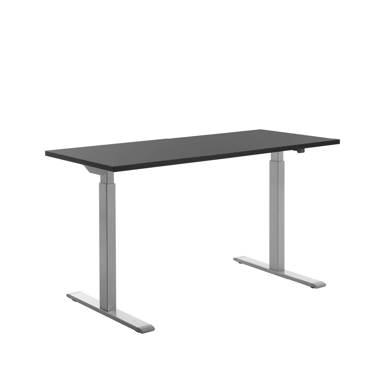 140 x 60 cm Schreibtisch Topstar Ergo E-Table höhenverstellbar - grau, schwarz