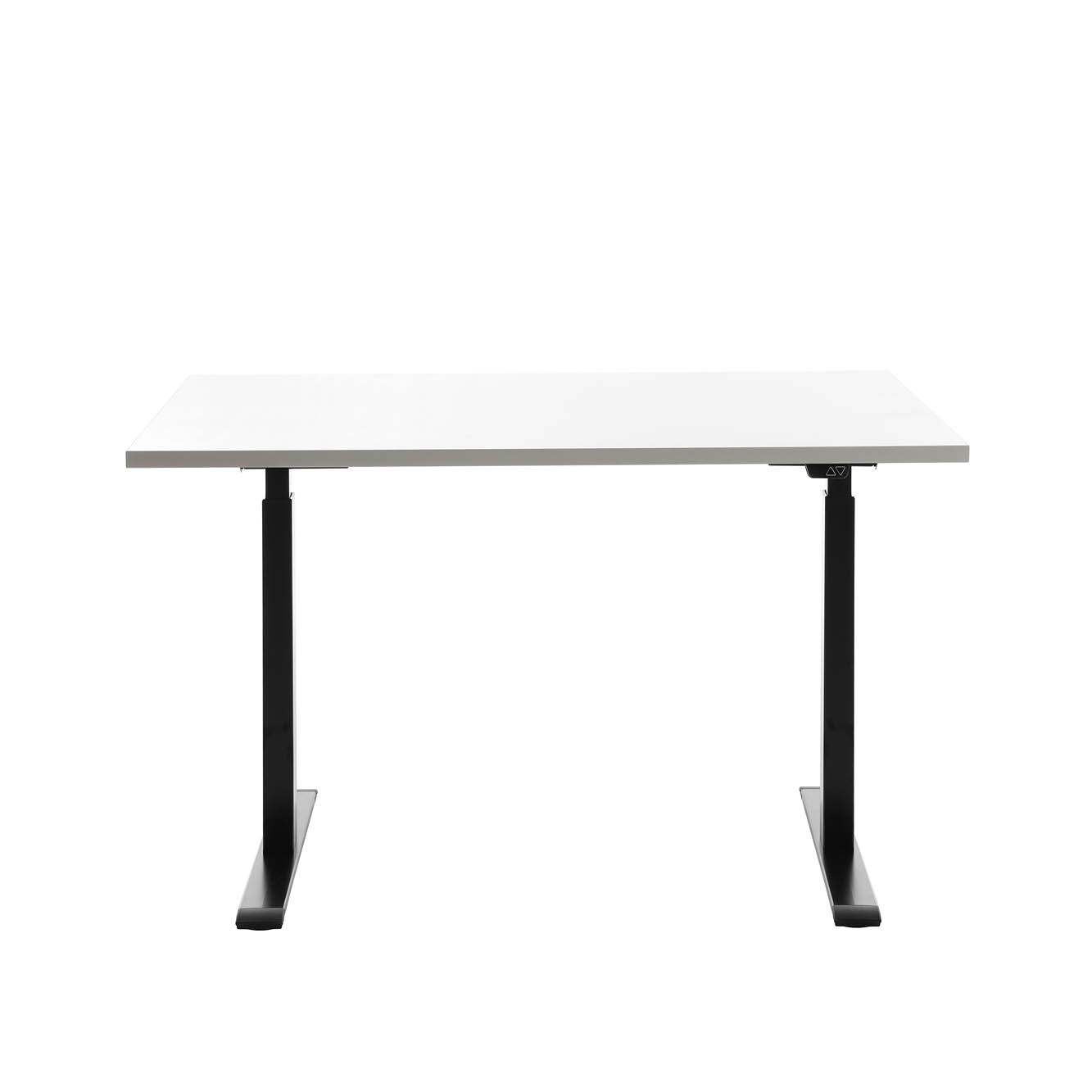 120 x 80 cm Schreibtisch Topstar Ergo E-Table höhenverstellbar - schwarz, weiss