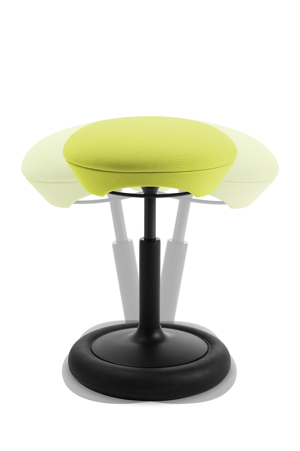 Bürohocker Topstar Airhop grün (Stoff: HI4)