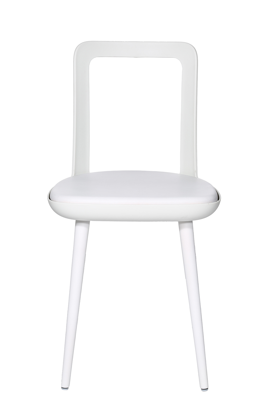 Esszimmerstuhl Wagner W-2020 Chair smokey white, Beine lackiert