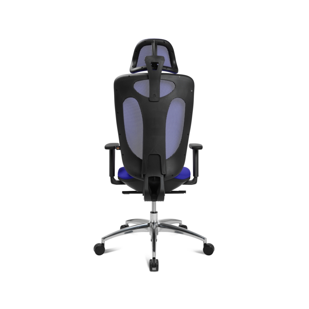 Home-Office Stuhl Sitness Net Pro blau inkl. Kopfstütze