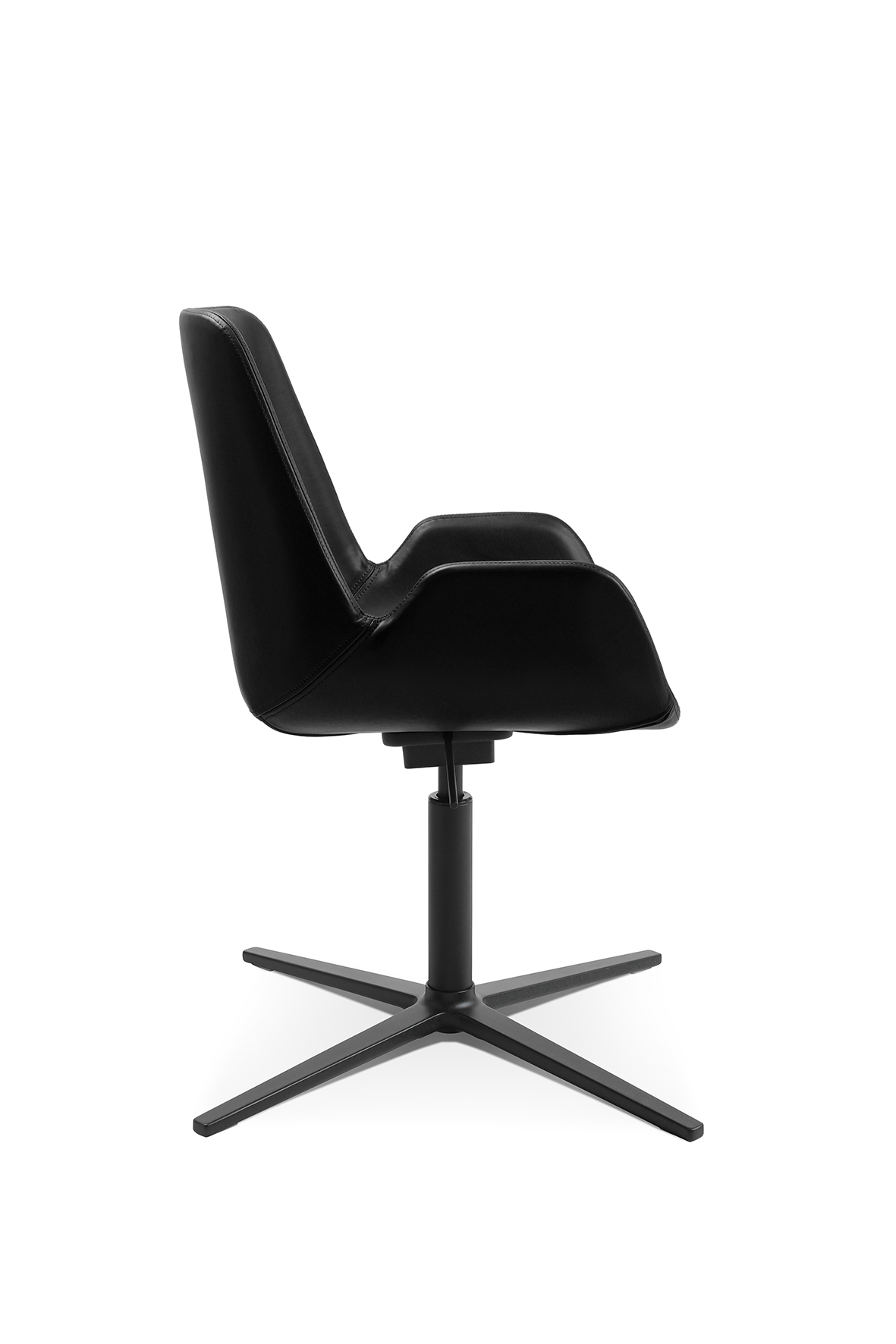 Loungesessel Wagner W-Cube 7 schwarz Echtleder