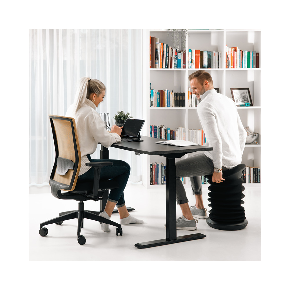Lifestyle-Hocker Topstar Sitness 4D gelb-grau