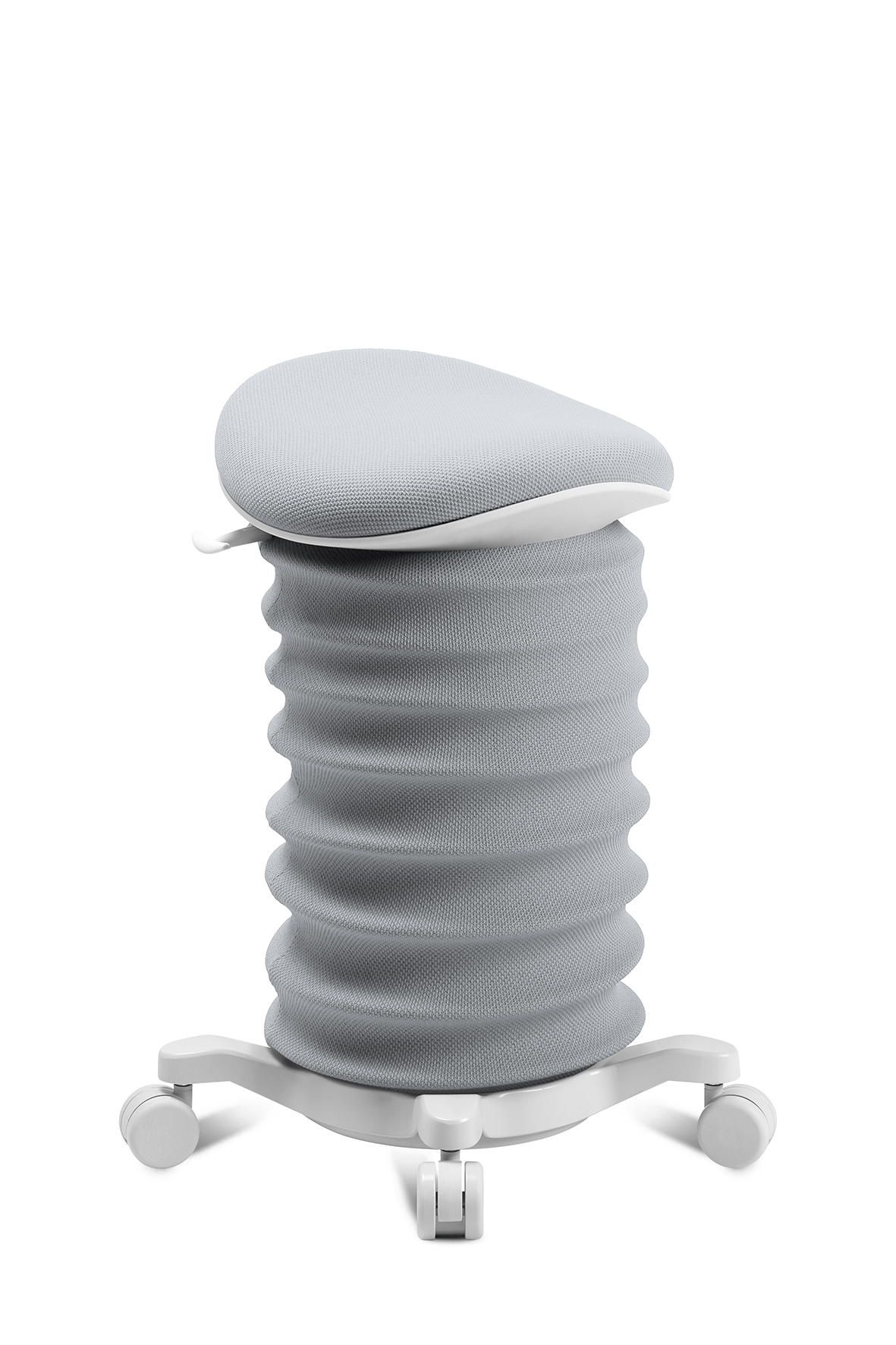 Lifestyle-Hocker Topstar Sitness 4D (mit Rollen) grau-weiss