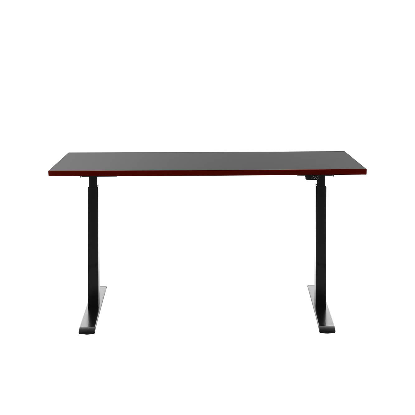 140 x 60 cm Schreibtisch Topstar Ergo E-Table höhenverstellbar - schwarz, schwarz-rot