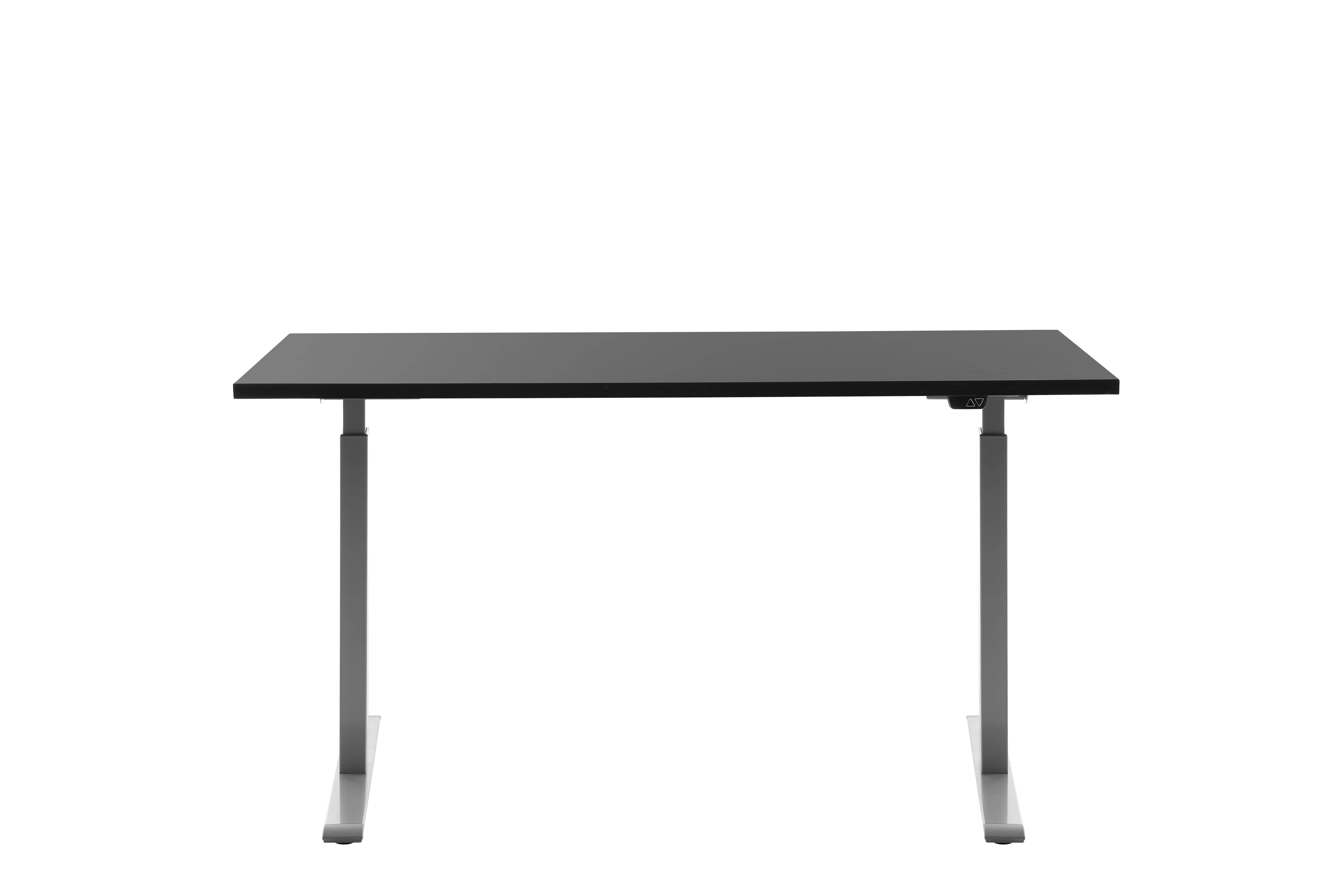 140 x 60 cm Schreibtisch Topstar Ergo E-Table höhenverstellbar - grau, schwarz