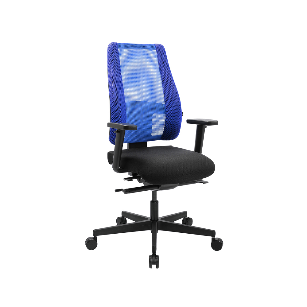 Bürostuhl mit Schiebesitz Topstar Sitness Premium blau