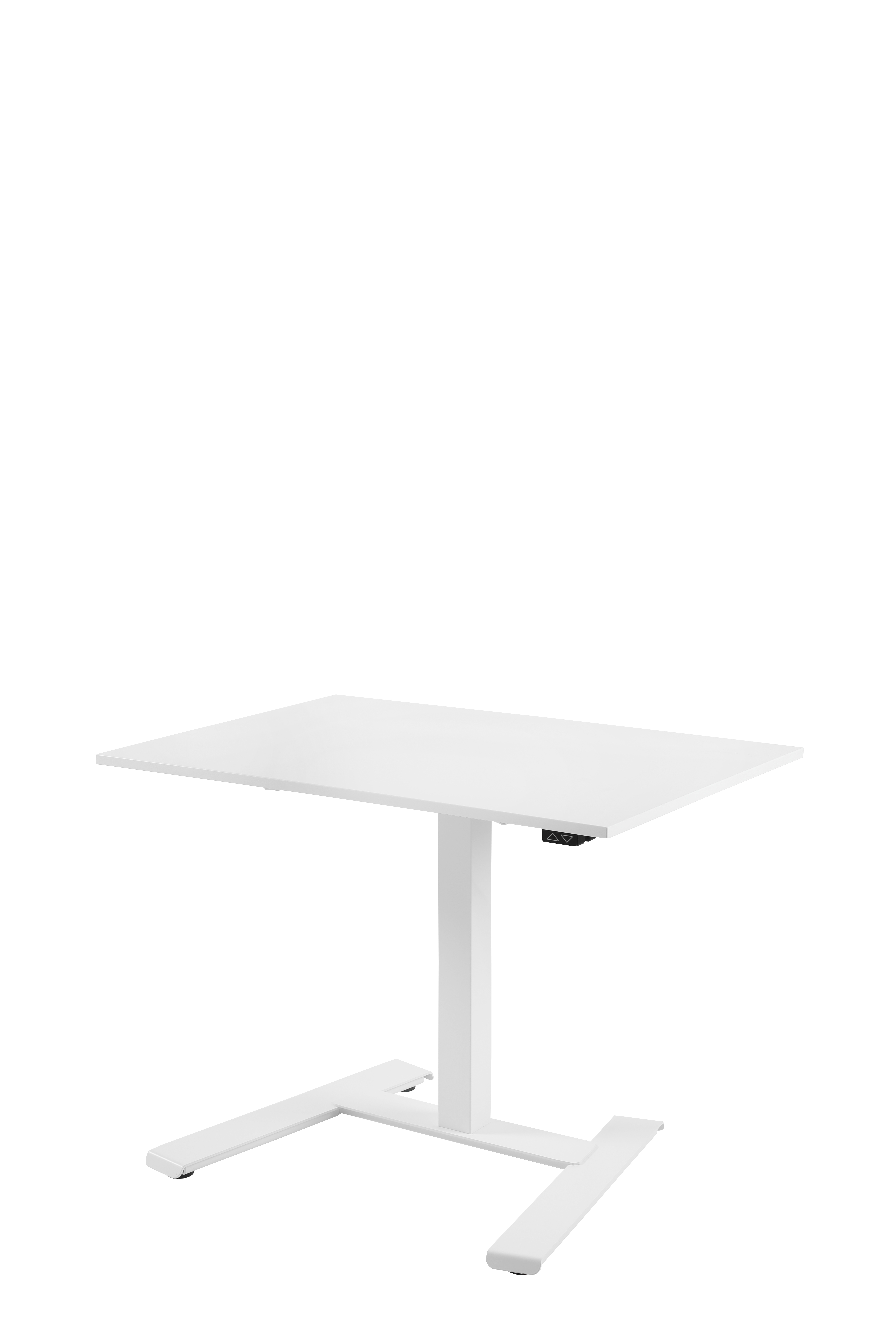 100 x 70 cm Home-Office Schreibtisch Topstar Ergo Table Home - höhenverstellbar - weiss, weiss