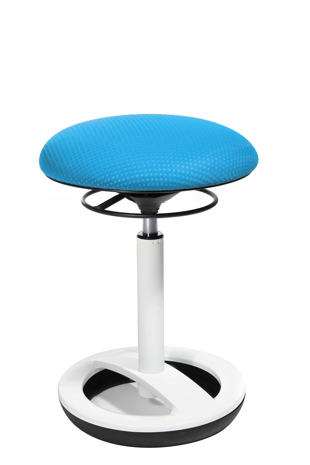 Stehhocker Topstar Sitness High Bob weiß hellblau