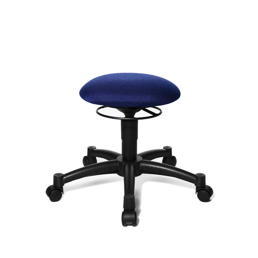 Fitness-Hocker Topstar Body Balance 10 Stoff blau