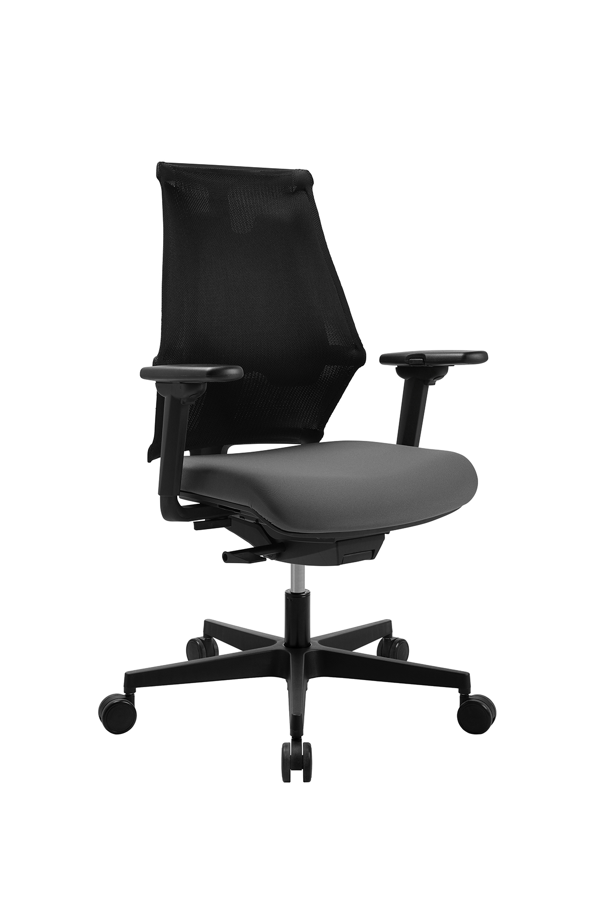 Bürostuhl Topstar Sitness X Back, schwarz-grau, Fußkreuz schwarz