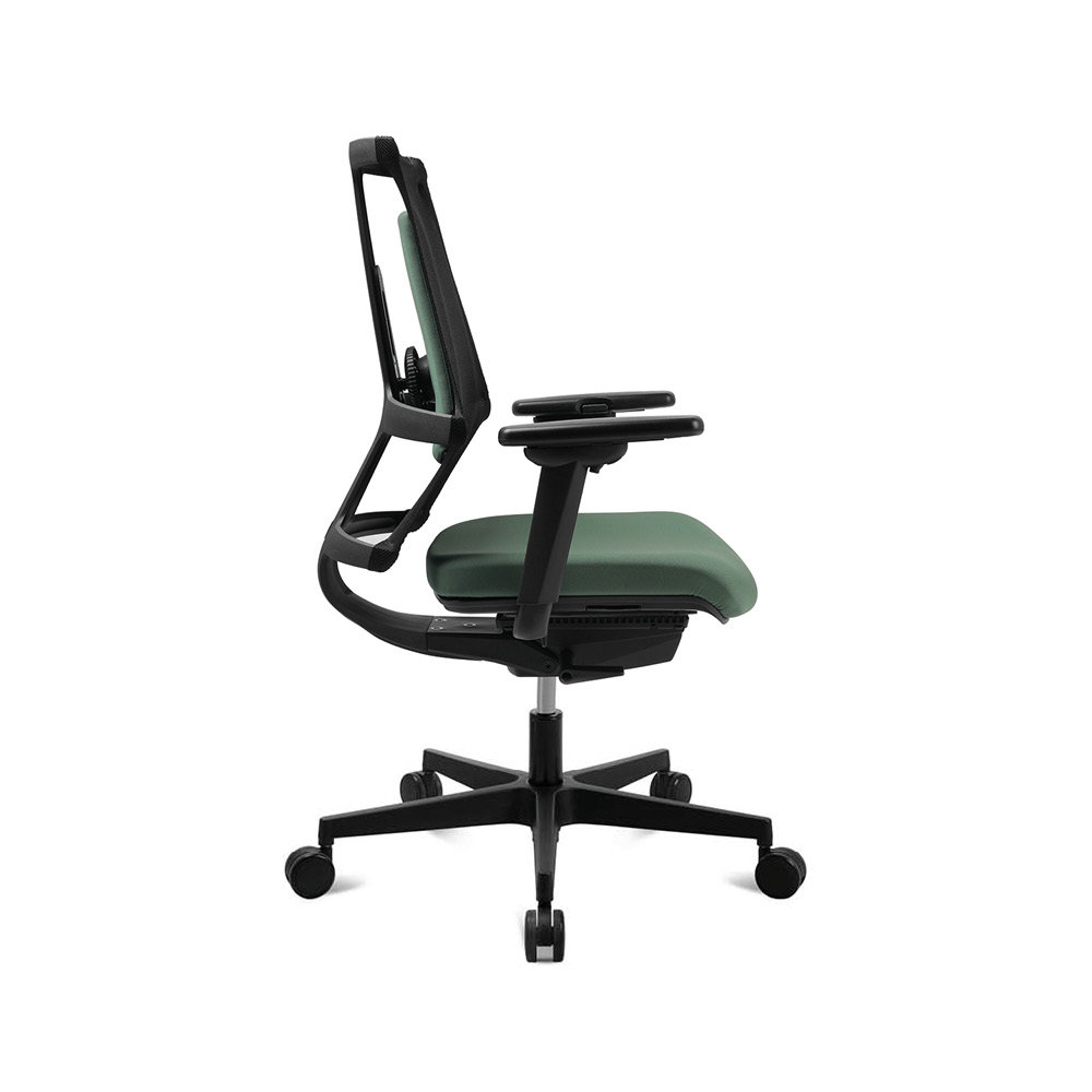 Bürostuhl Topstar Sitness X Back, grün-schwarz, Fußkreuz schwarz