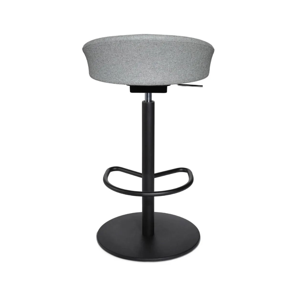 Barhocker Sitness Urban Monaco 7.6 - matt schwarz - grau