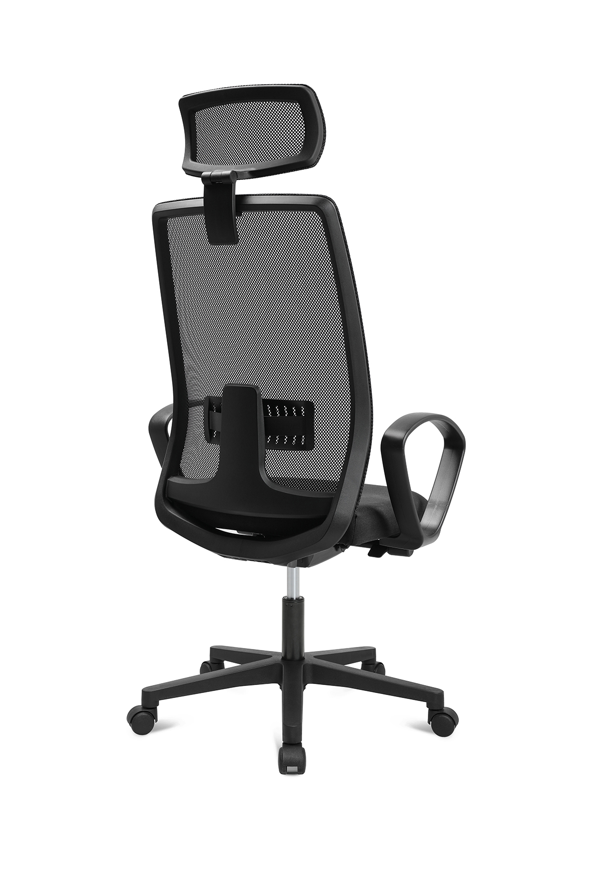 Bürostuhl Living Chairs Basic 20 mit fester Armlehne und Kopfstütze 