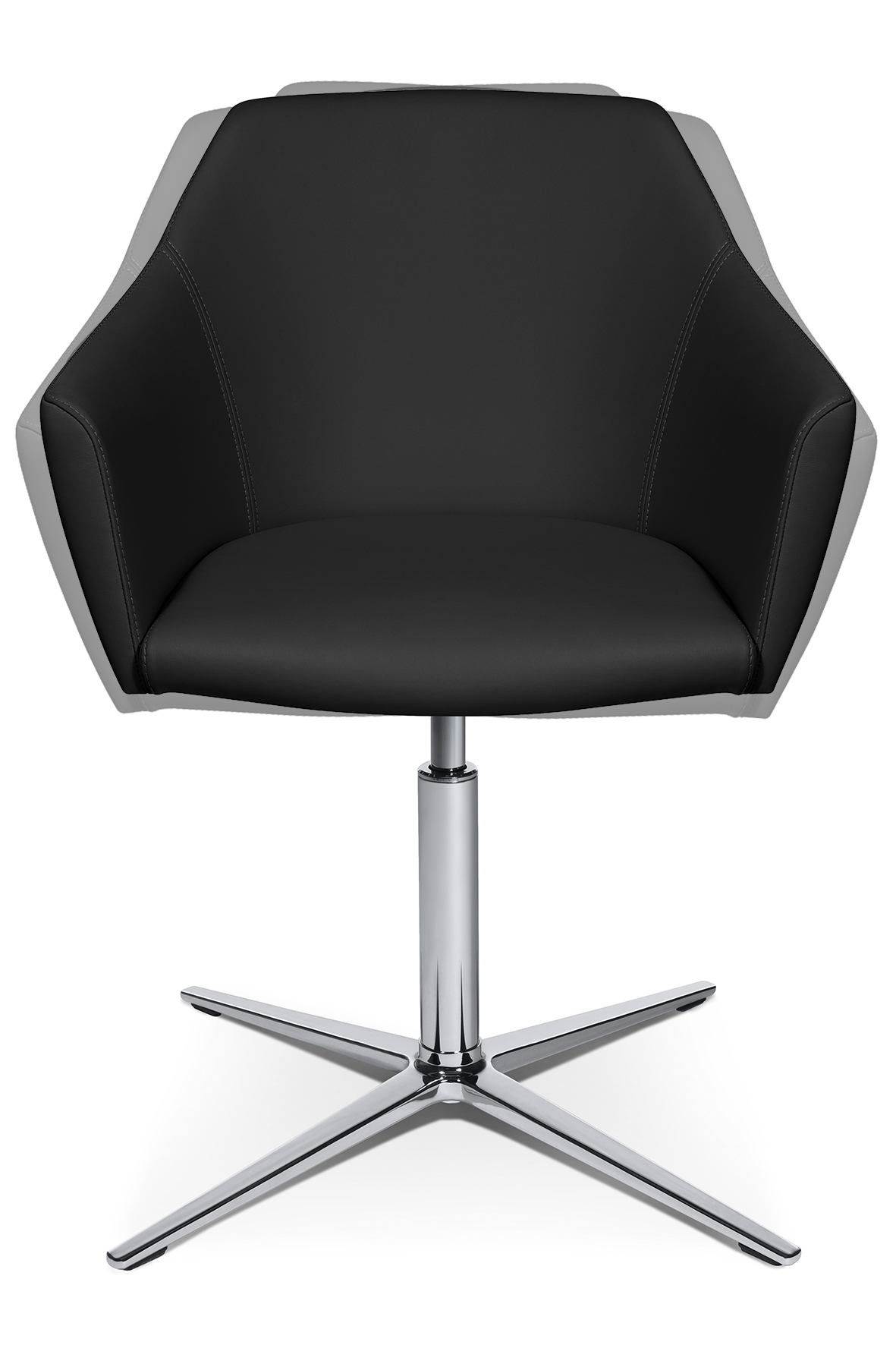 Loungesessel Wagner W-Cube 5 Leder schwarz