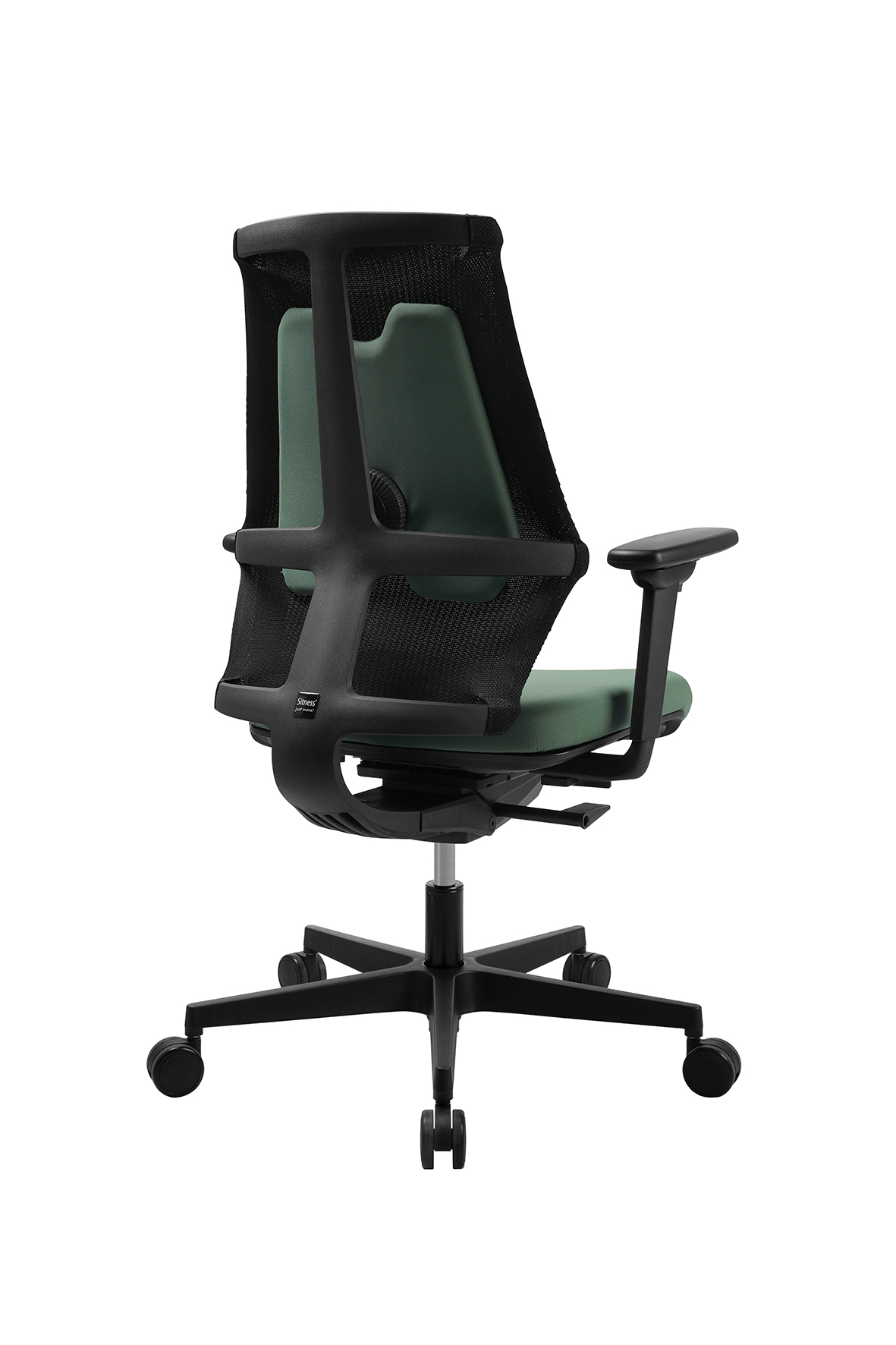 Bürostuhl Topstar Sitness X Back, grün-schwarz, Fußkreuz schwarz