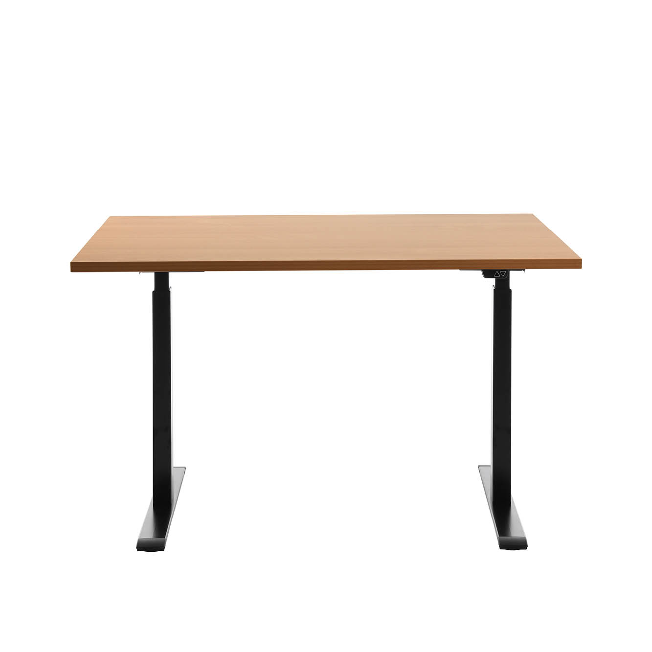 120 x 80 cm Schreibtisch Topstar Ergo E-Table höhenverstellbar - schwarz, Buche