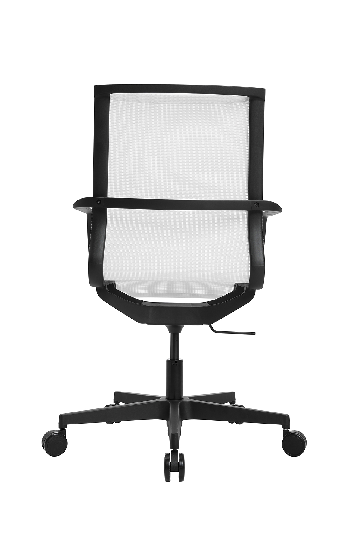 Living Chairs Monochroma mit Armlehnen schwarz/weiß