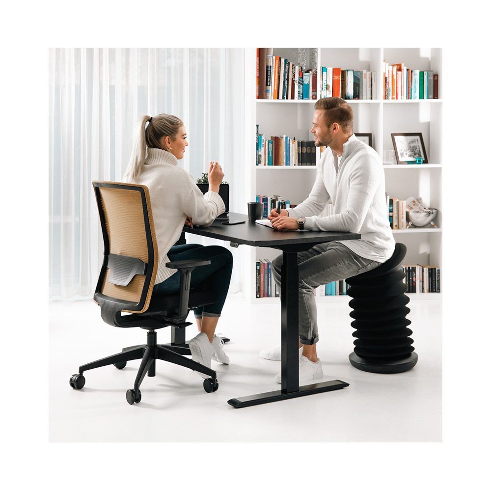 Lifestyle-Hocker Topstar Sitness 4D blau-grau