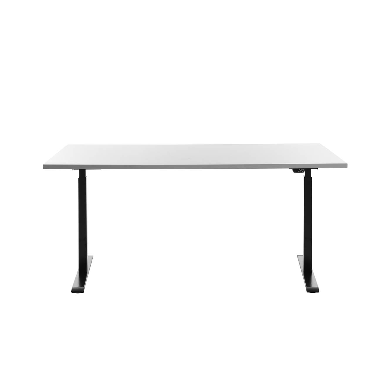 160 x 80 cm Schreibtisch Topstar Ergo E-Table höhenverstellbar - schwarz, weiss