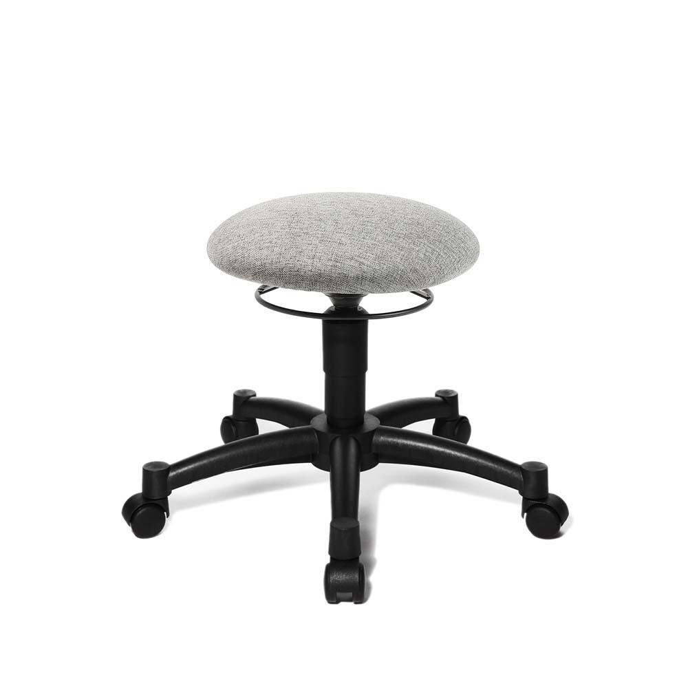 Fitness-Hocker Topstar Body Balance 10 Stoff hellgrau