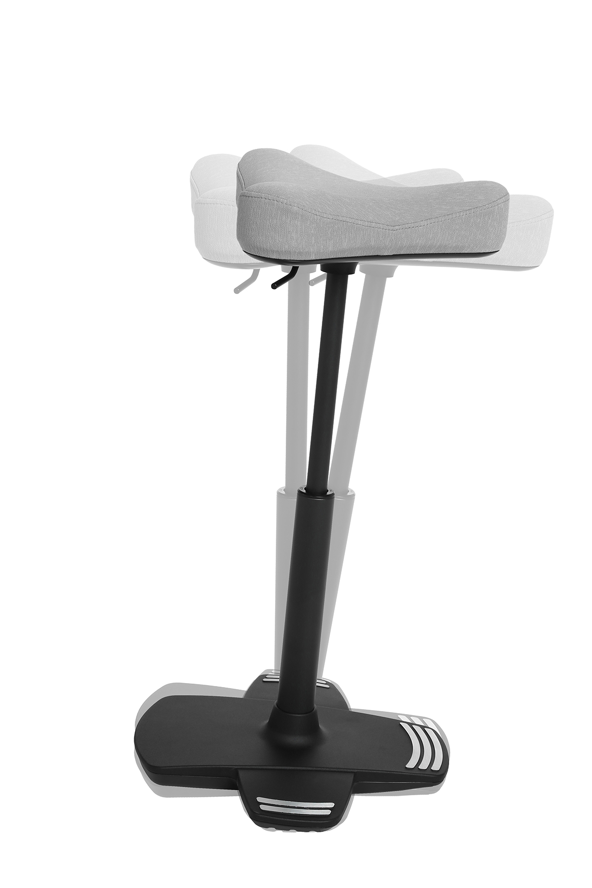 Gaming Hocker Topstar Sitness Falcon grau