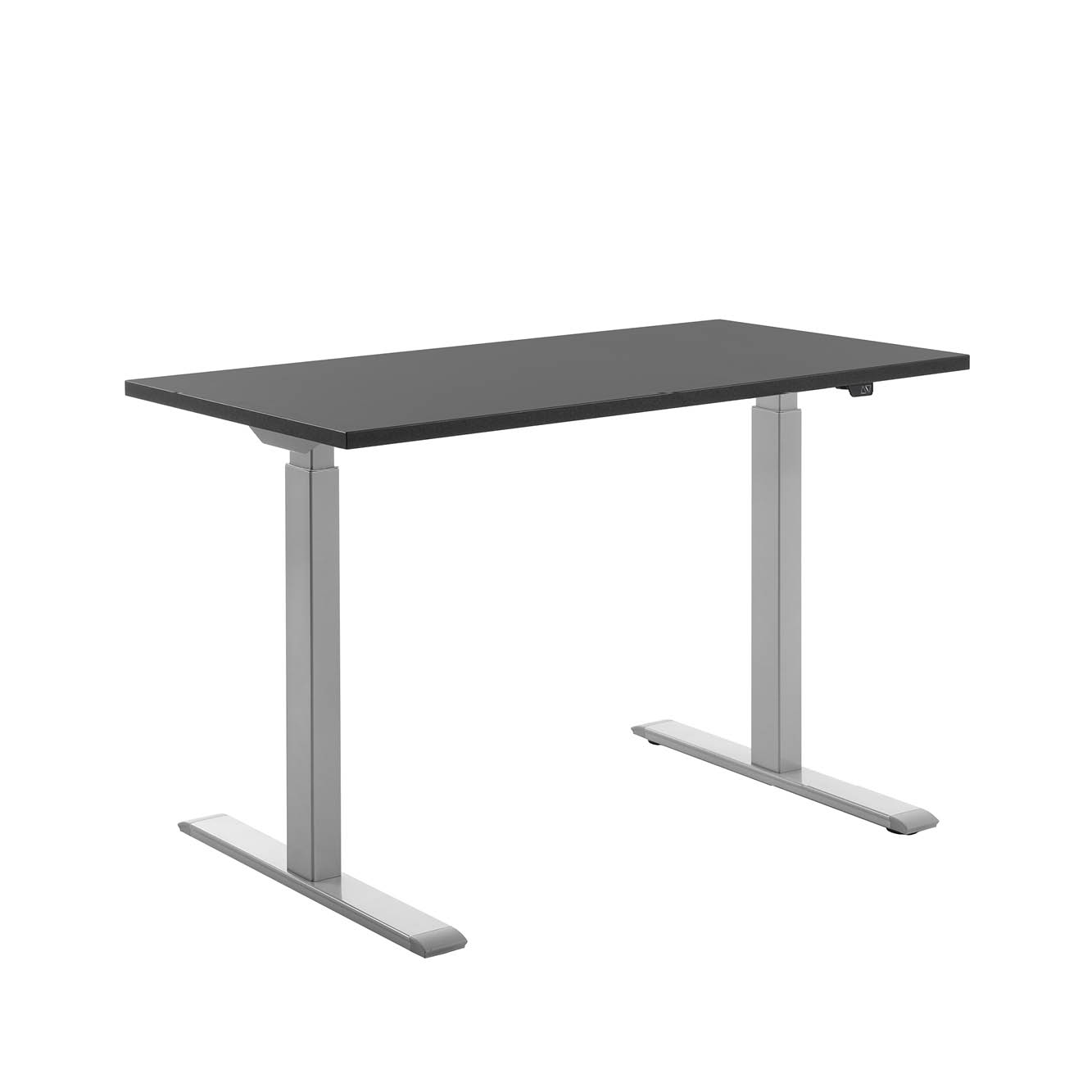 120 x 60 cm Schreibtisch Topstar Ergo E-Table höhenverstellbar - grau, schwarz