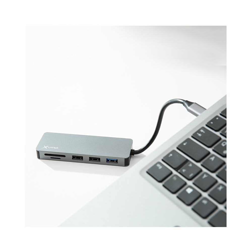 Typ C USB 3.0 Hub 7-in-1 XLayer