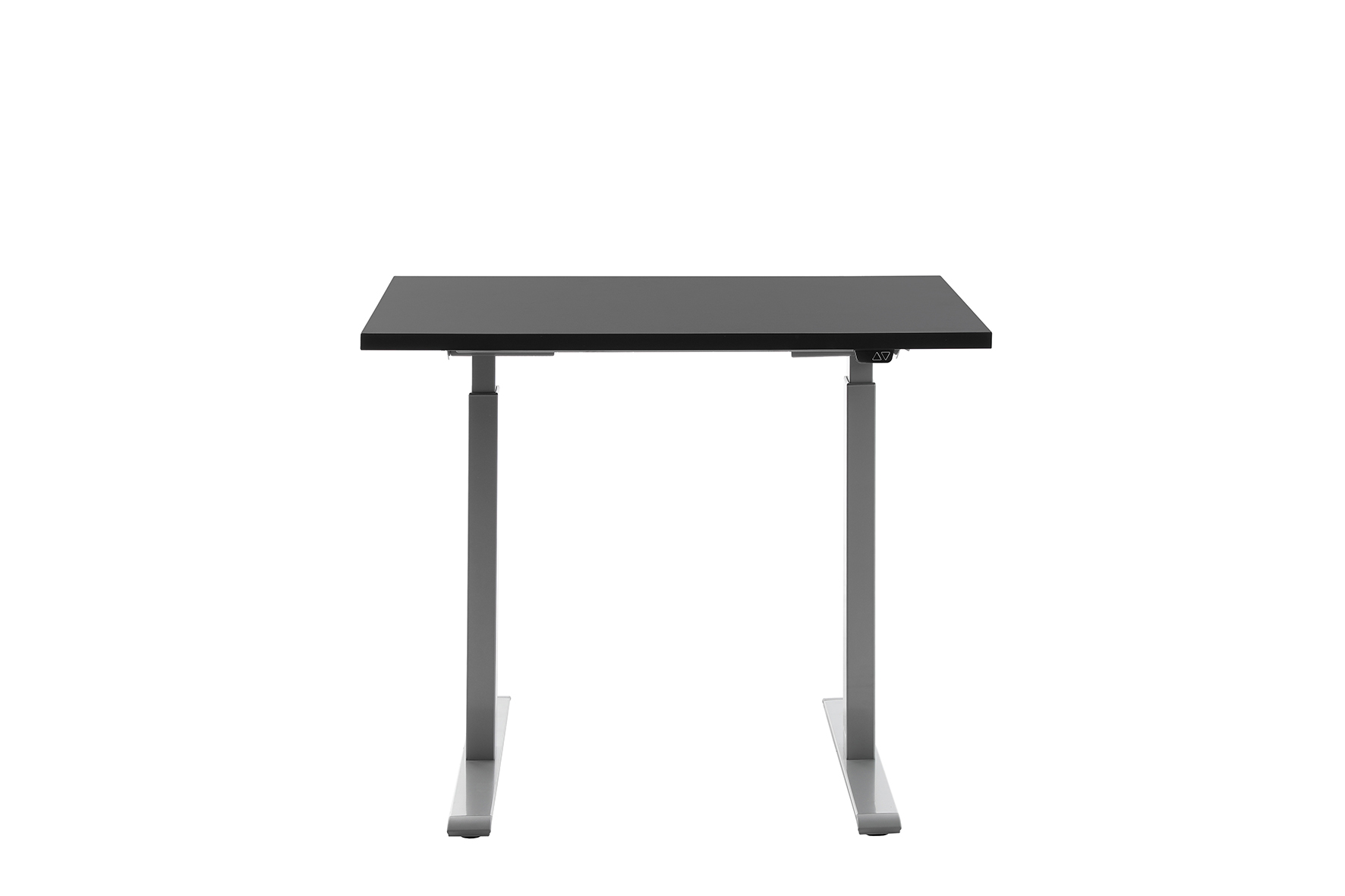 100 x 60 cm Schreibtisch Topstar Ergo E-Table höhenverstellbar - grau, schwarz