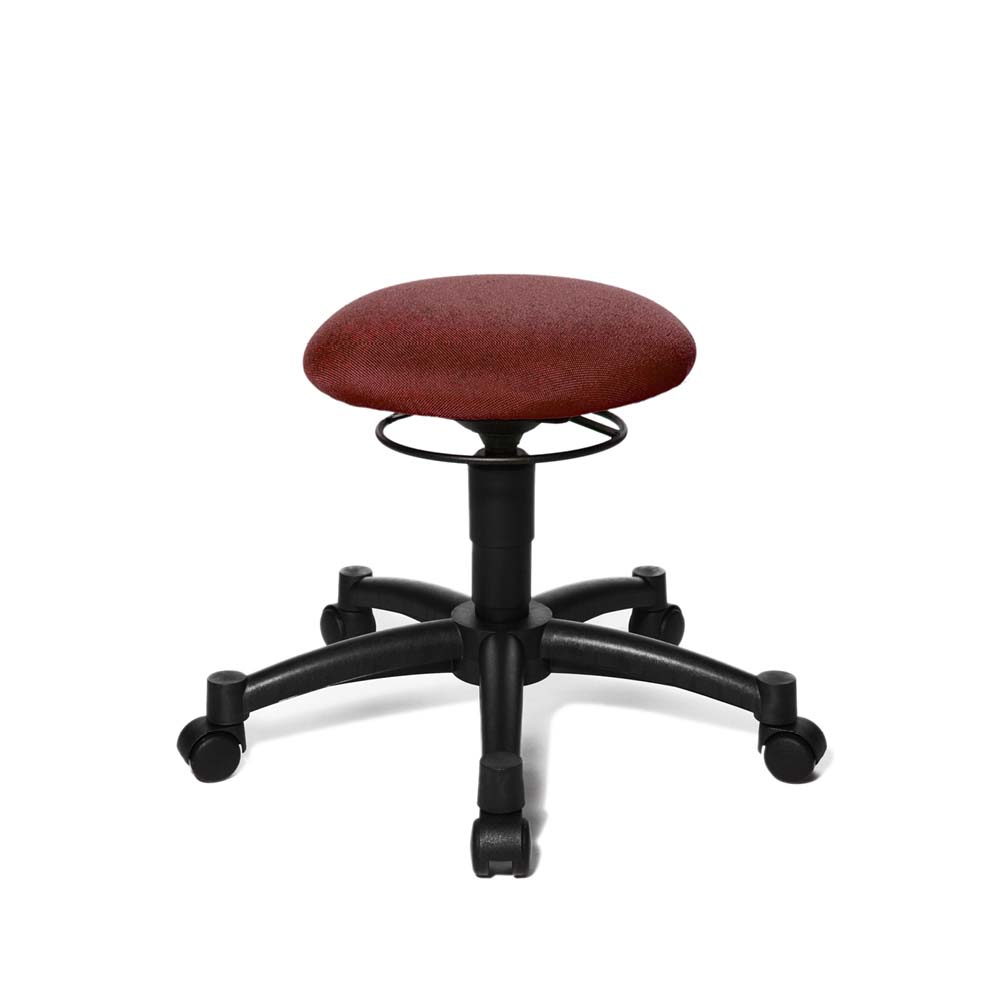 Fitness-Hocker Topstar Body Balance 10 Stoff bordeaux