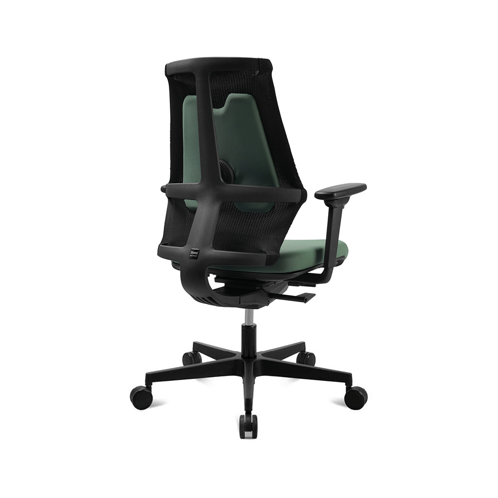 Bürostuhl Topstar Sitness X Back, grün-schwarz, Fußkreuz schwarz