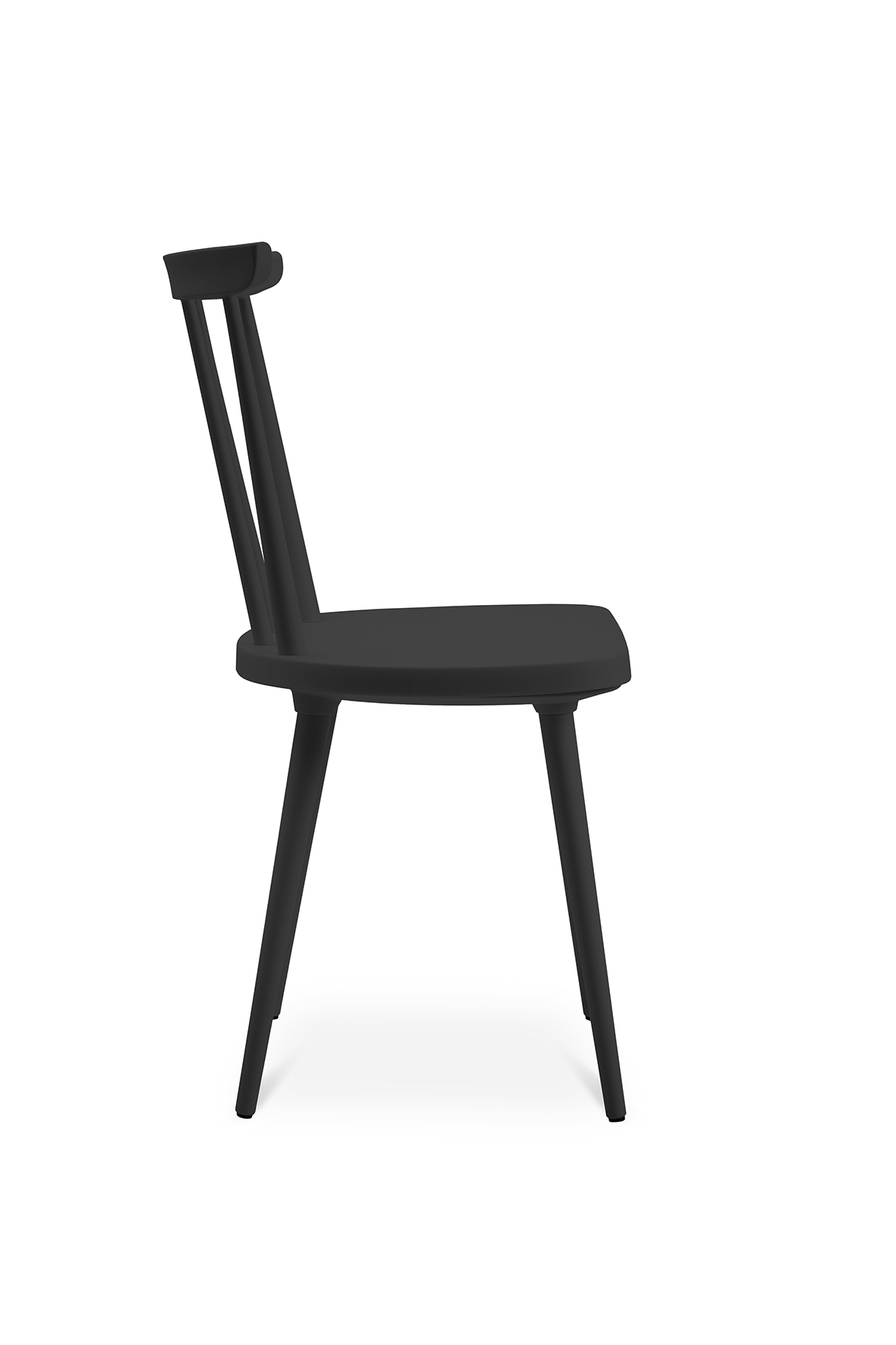 2er-Set Esszimmer-/Outdoorstuhl Wagner W-1960 Chairity schwarz