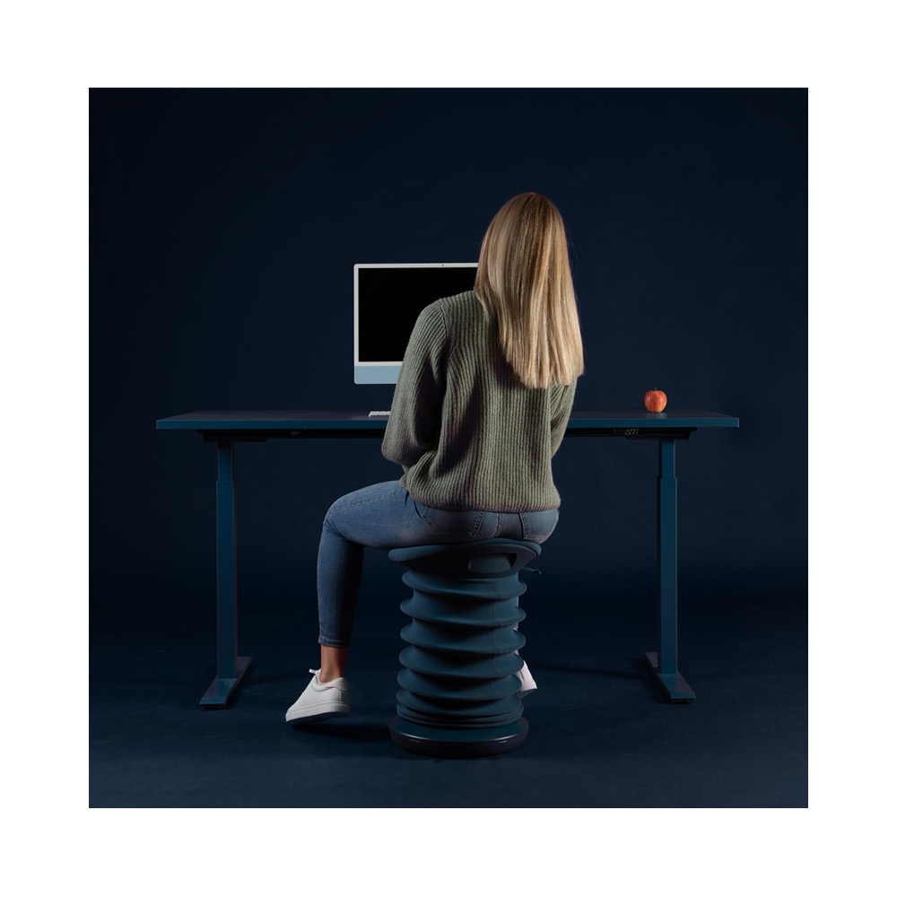 Lifestyle-Hocker Topstar Sitness 4D blau-grau