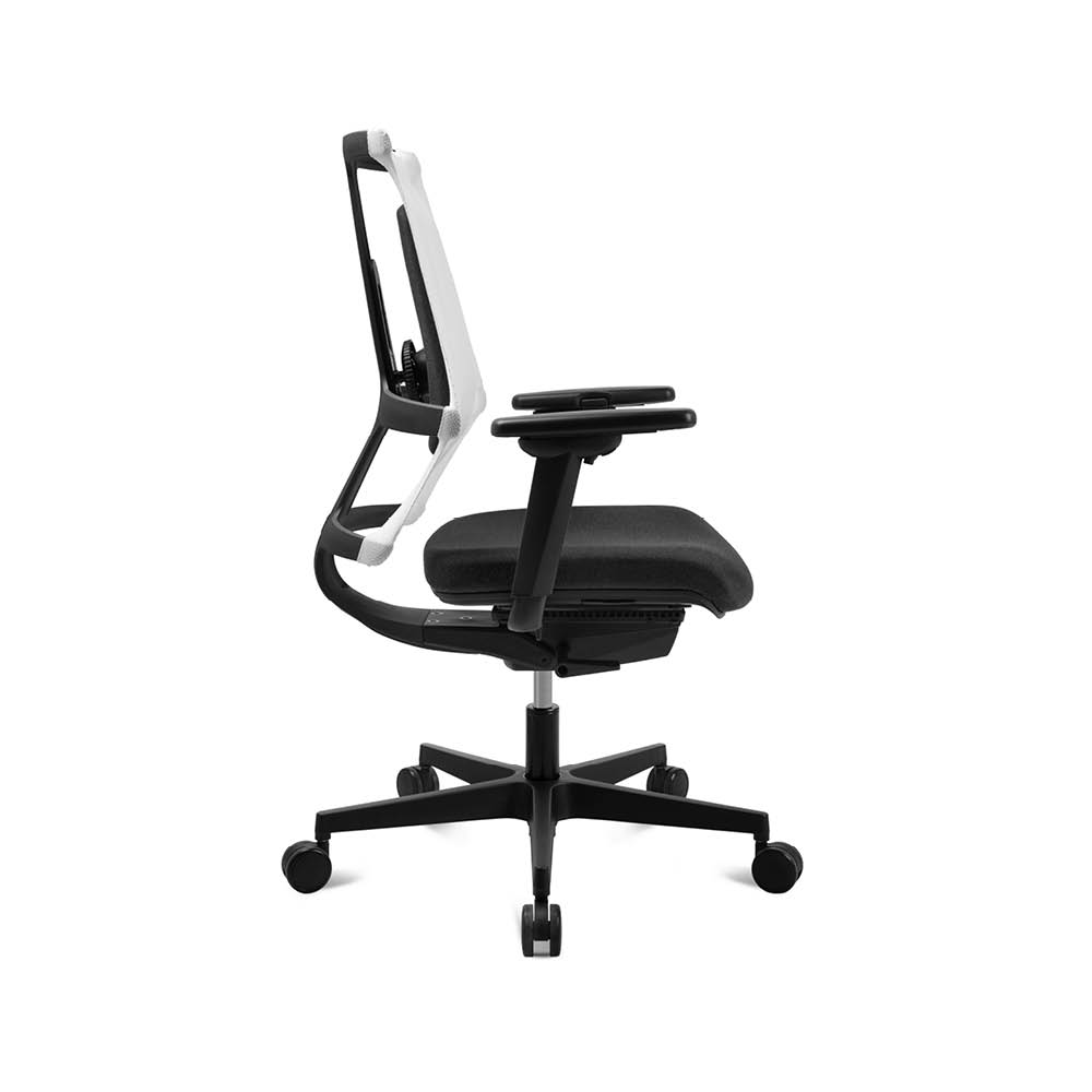 Bürostuhl Topstar Sitness X Back, schwarz-weiß, Fußkreuz schwarz