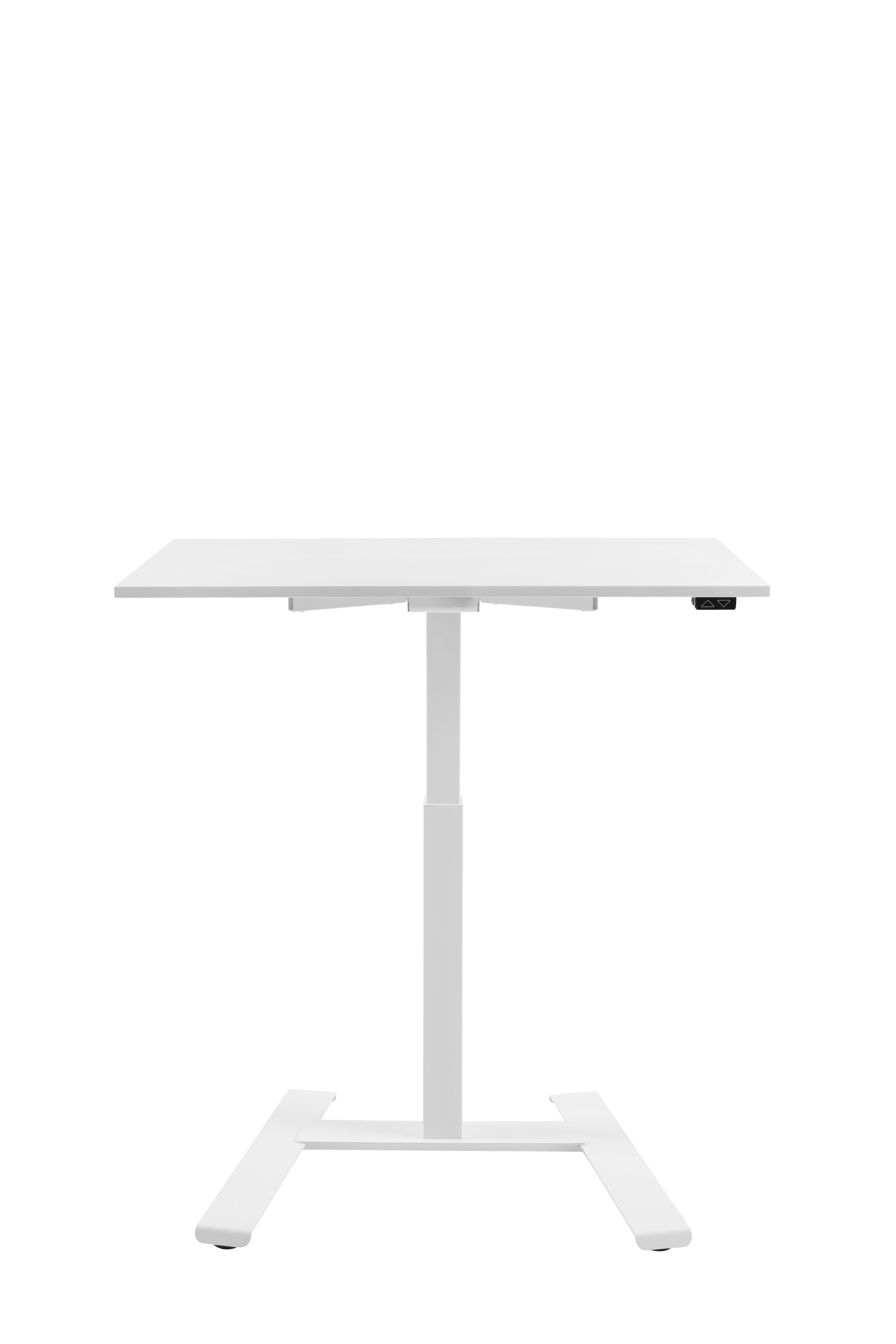 100 x 70 cm Home-Office Schreibtisch Topstar Ergo Table Home - höhenverstellbar - weiss, weiss