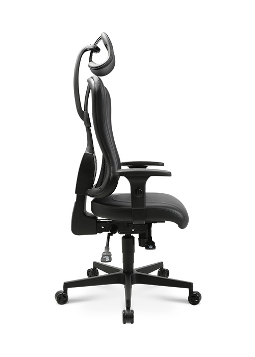 Gaming Stuhl Topstar Sitness RS schwarz mit höhenverstellbarer Armlehne/ mit Kopfstütze