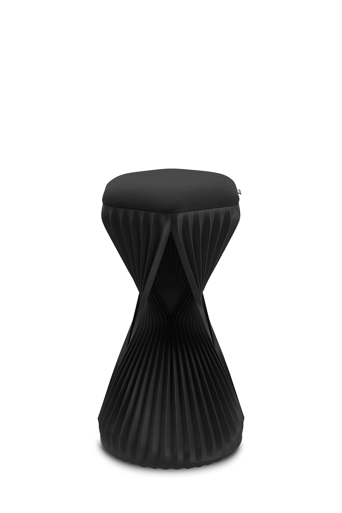 Designhocker W³D #wagnerdesignlab stoff schwarz 600mm