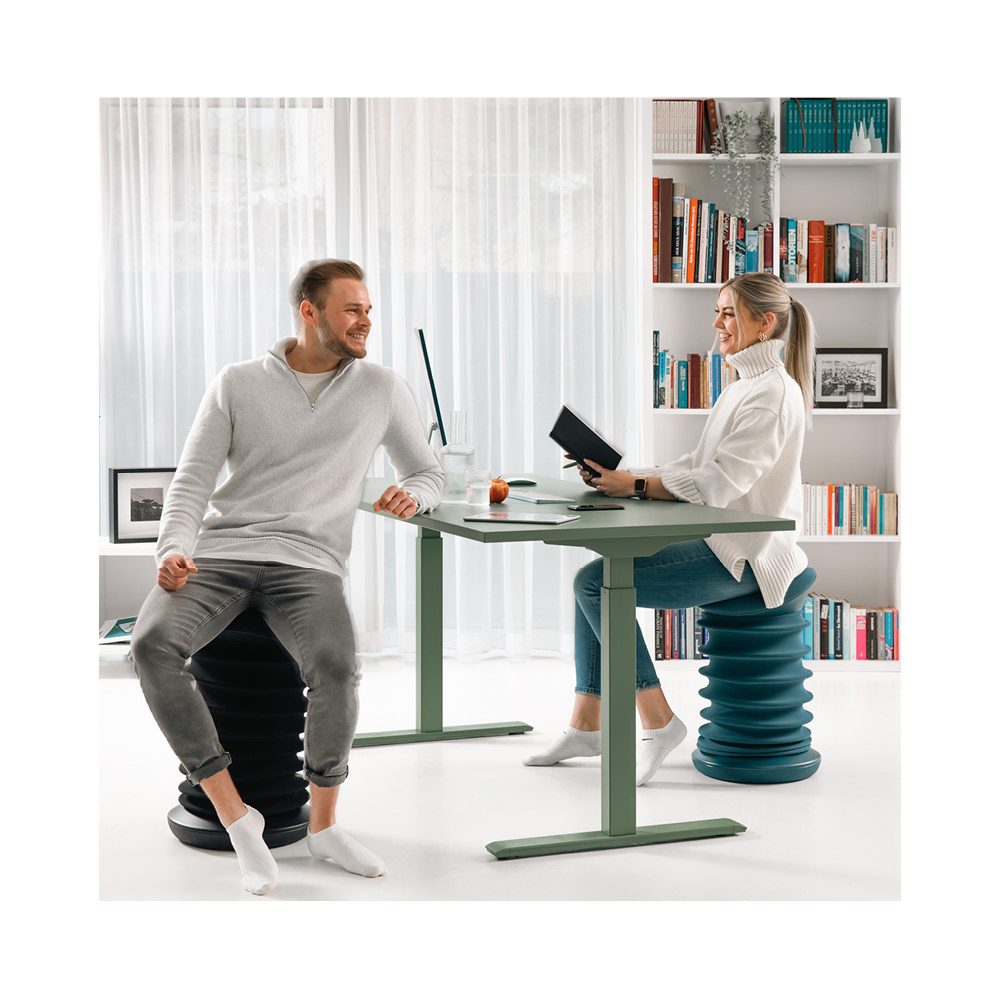 Lifestyle-Hocker Topstar Sitness 4D gelb-grau