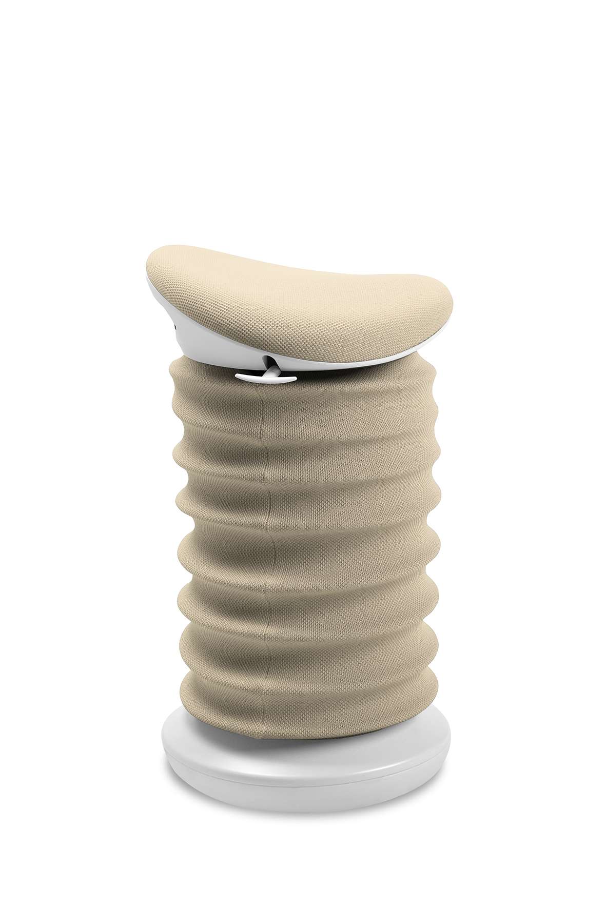 Lifestyle-Hocker Topstar Sitness 4D beige-weiss
