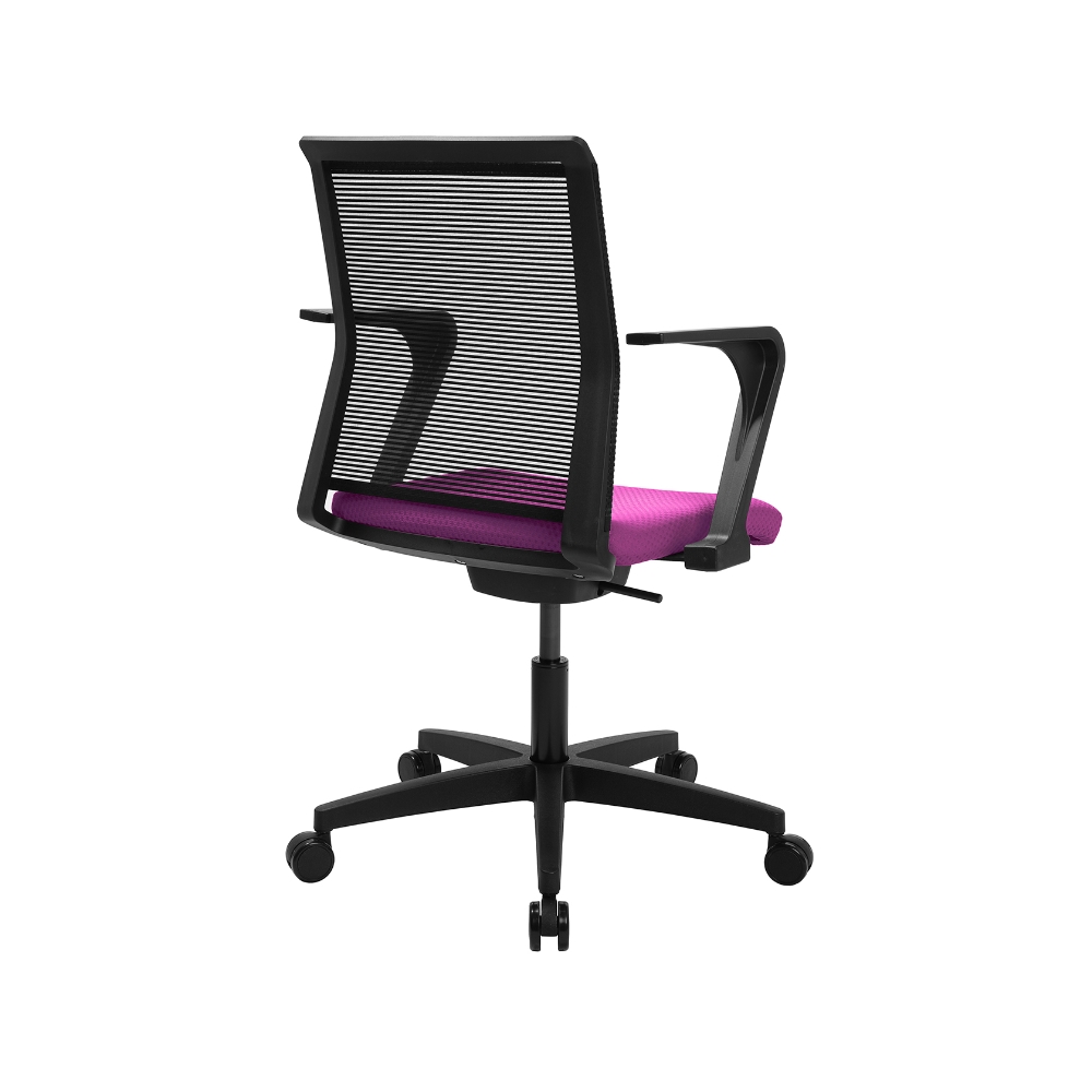 Home-Office Stuhl Sitness Smart Point violett mit fester Armlehne