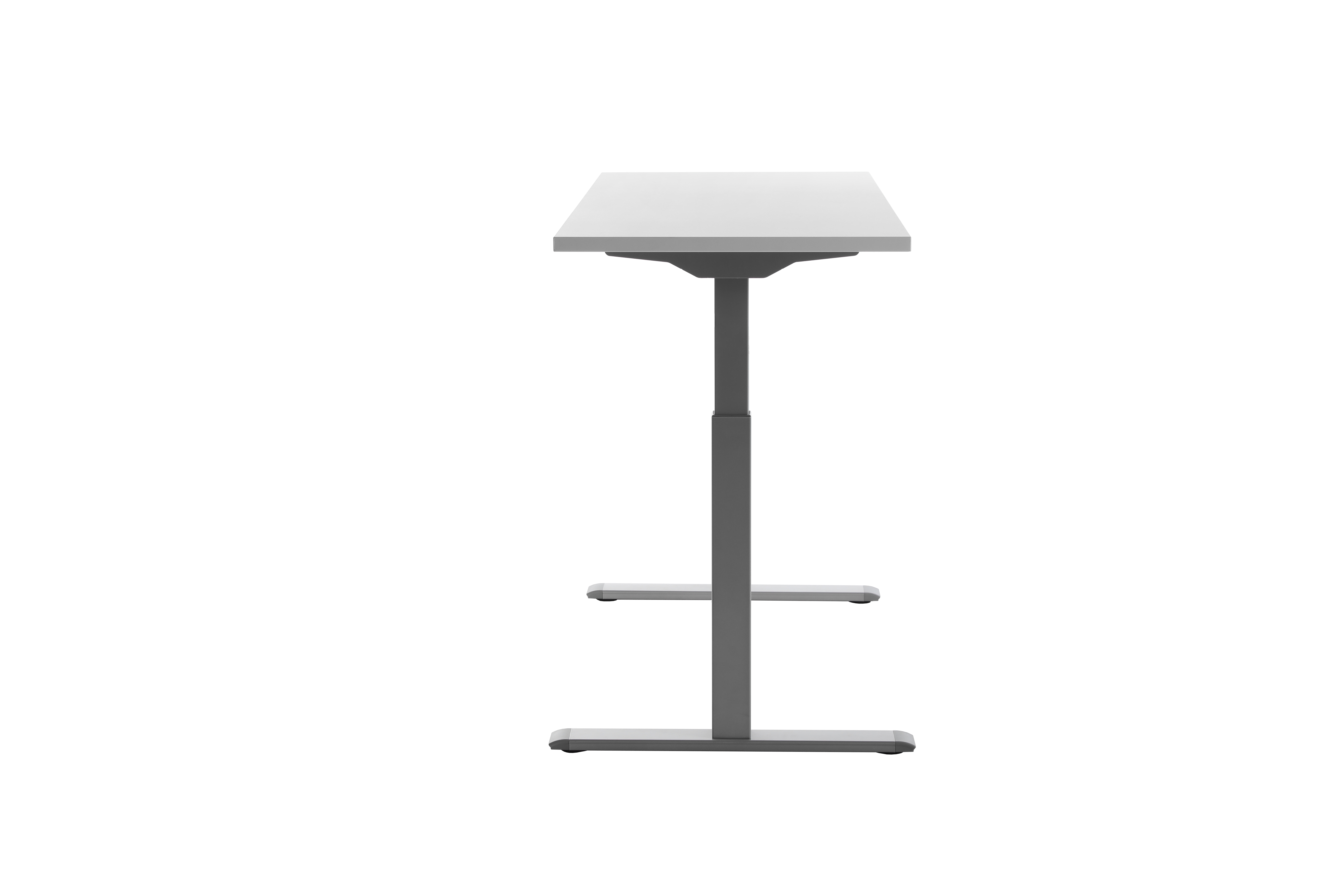 140 x 60 cm Schreibtisch Topstar Ergo E-Table höhenverstellbar - grau, weiss