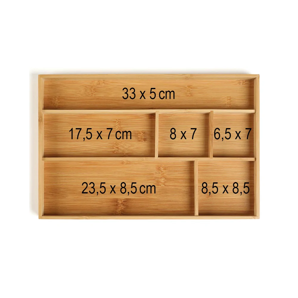 Unterbau-Schubladenauszug schwarz mit Holz-Organizer