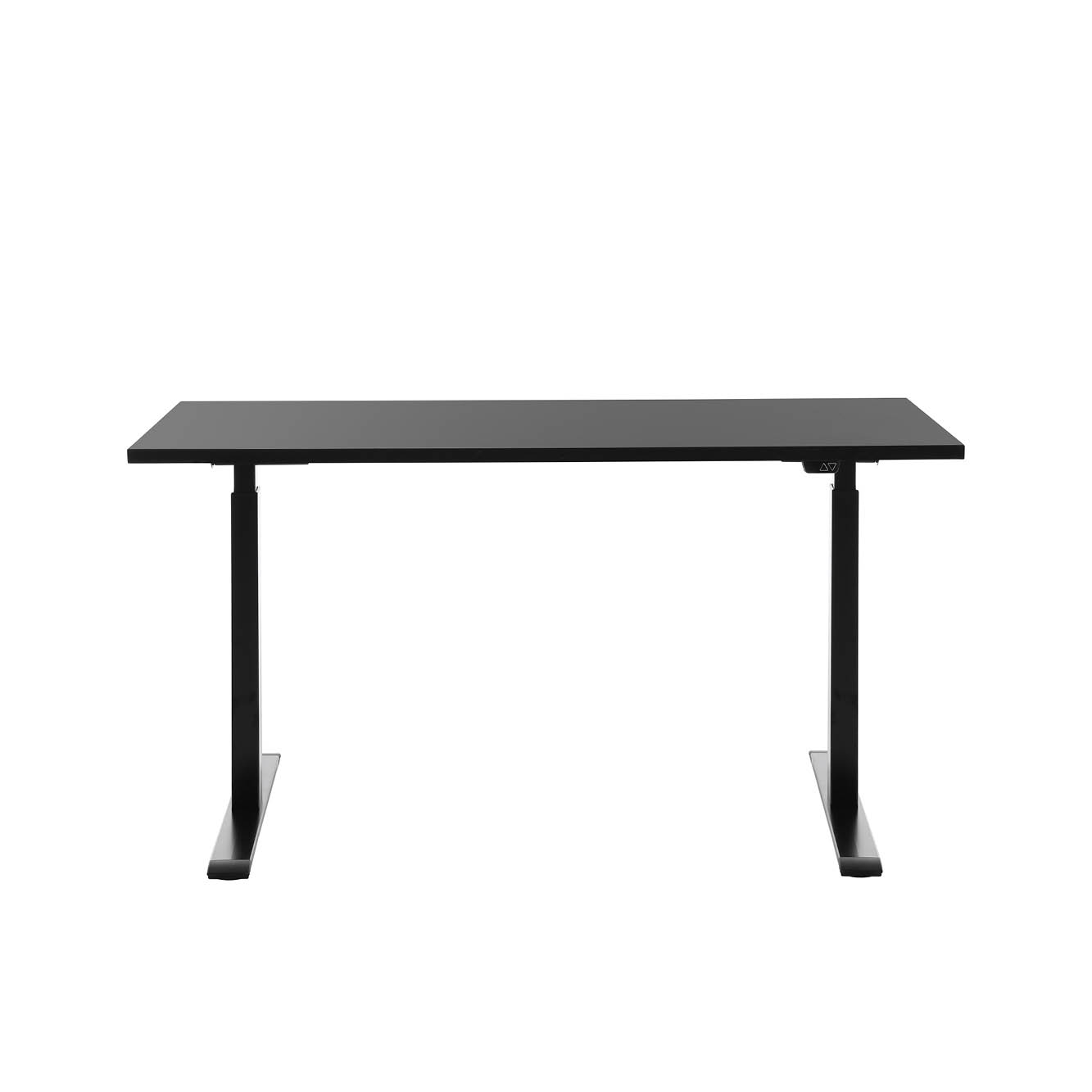 140 x 60 cm Schreibtisch Topstar Ergo E-Table höhenverstellbar - schwarz, schwarz
